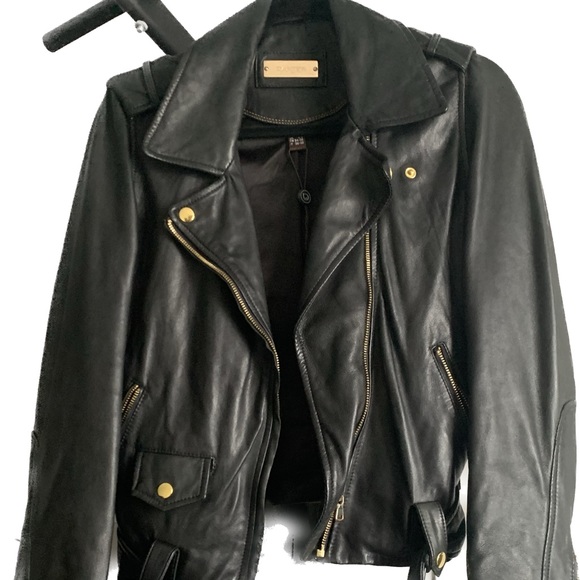 Daniel Leather Jacket with Gold Hardware! - Picture 8 of 13